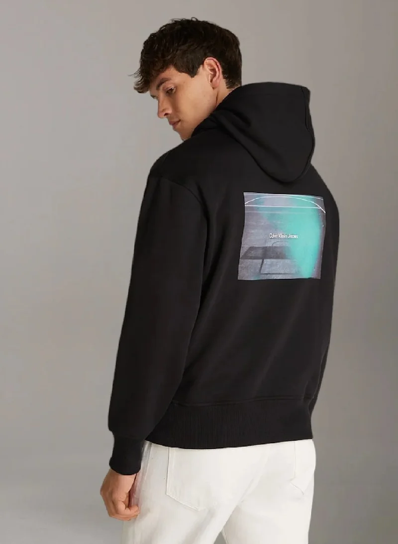 Calvin Klein Jeans Basketball Court Graphic Hoodie