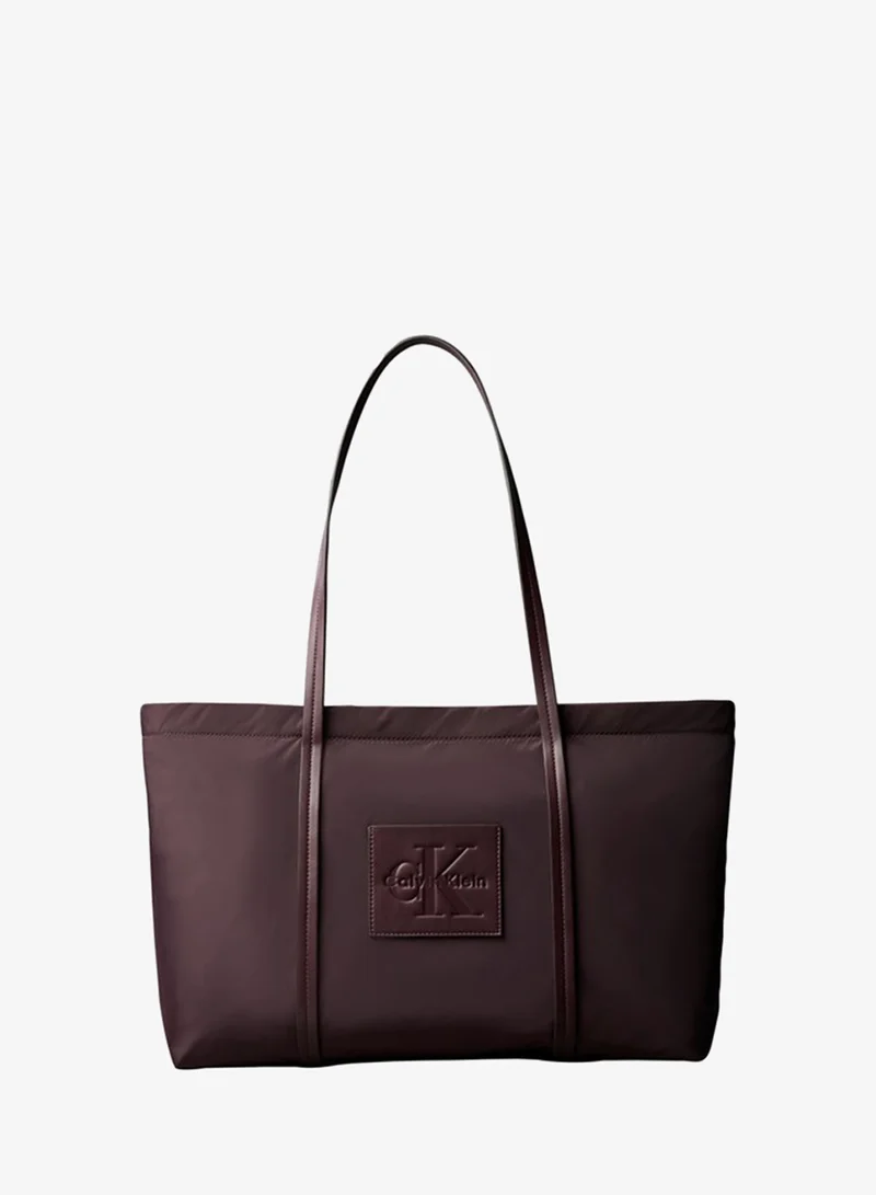 Calvin Klein Embossed Monologo Tote Bag
