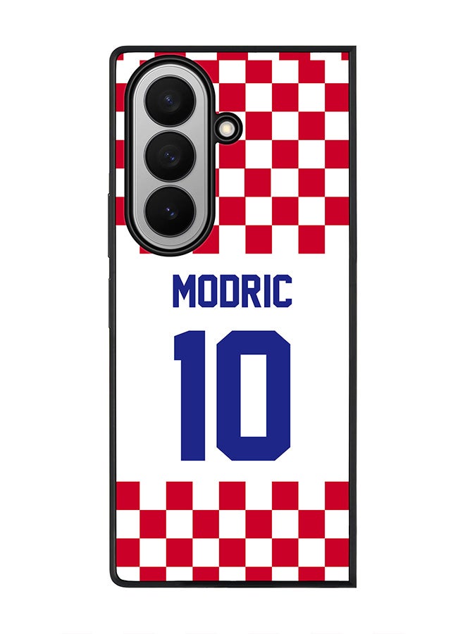 Stylizedd For Samsung Galaxy Z Fold7 Case,Slim fit Camera Protection, Shockproof Thin Phone cover  - Football - Croatia,  Modric