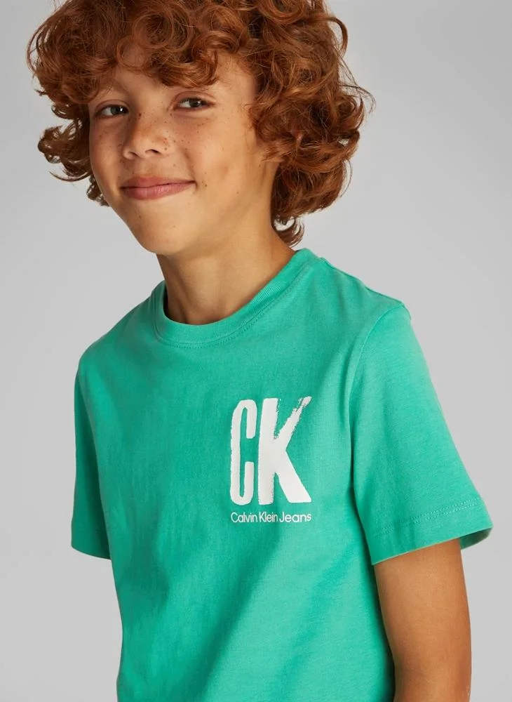 كالفن كلاين جينز CHEST SURF GRAPHIC T-SHIRT