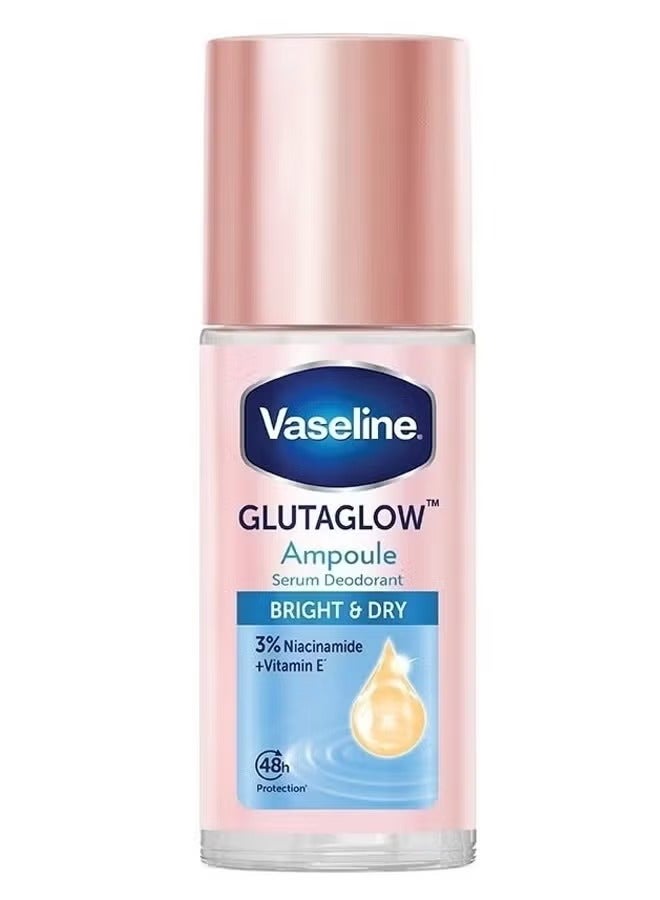 Vaseline Glutaglow Bright & Dry Ampoule Serum Deodorant - 45ml - Image 1