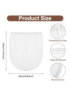 Oasisgalore Cheese Bags, 3 Pack 12" x 10" Nylon Reusable Mesh Cheese Bags for Filtering Cold Brew, Yogurt, Nut Milk.  - Image 2