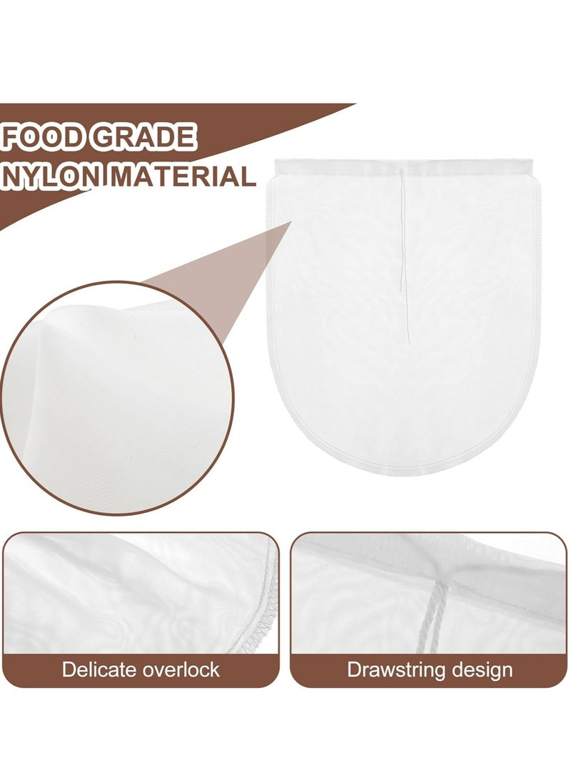 Oasisgalore Cheese Bags, 3 Pack 12" x 10" Nylon Reusable Mesh Cheese Bags for Filtering Cold Brew, Yogurt, Nut Milk.  - Image 3