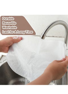 Oasisgalore Cheese Bags, 3 Pack 12" x 10" Nylon Reusable Mesh Cheese Bags for Filtering Cold Brew, Yogurt, Nut Milk.  - Image 4