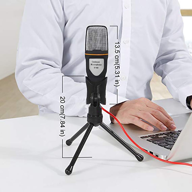 Computer Wheat Video Voice Microphone Anchor Mobile Phone Karaoke Condenser Microphone With Bracket - Image 5