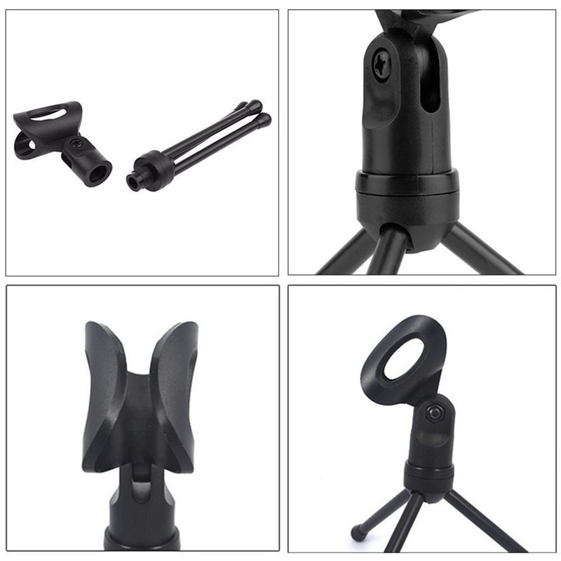 Computer Wheat Video Voice Microphone Anchor Mobile Phone Karaoke Condenser Microphone With Bracket - Image 3