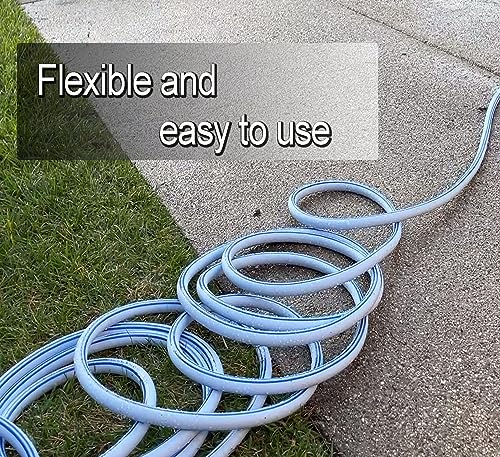 Atlantic Female to Female Heavy Duty Garden Hose 3 ft x 5/8 inch Blue Water Hose Short Connection Leader Hose (3 Feet) - Image 4