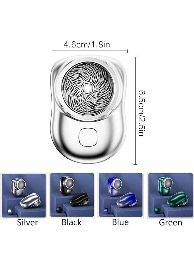 Generic Mini Shaver Portable Electric Shaver 2023 New Pocket Portable Electric Shave Magic USB Mini Shaver Electric Razor For Men Rechargeable Travel Razors For Men Electric Shaver For Shaving Face  - Image 2