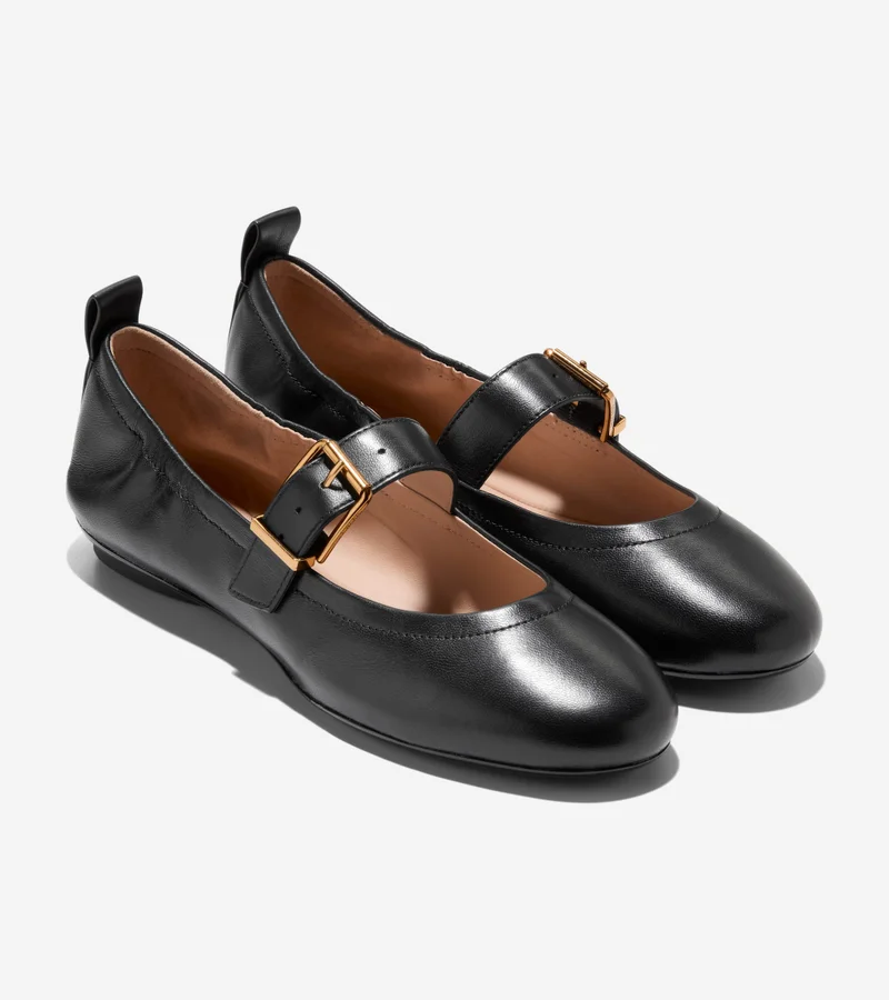 COLE HAAN Women's Graclyn Mary Jane Ballet Flats
