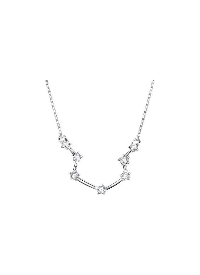 5esha - Cz Astrology 12 Constellation Horoscope Sign Astrology Zodiac Star Necklace - Image 1