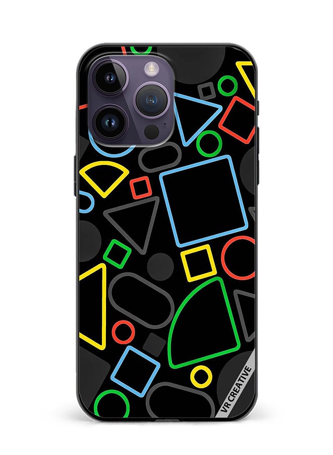 VR CREATIVE Protective Case Cover For Apple iPhone 16 Pro Max Minimal Pattern Design Multicolour