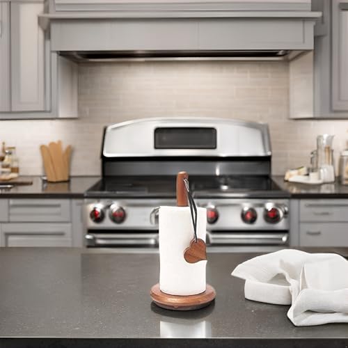 Zyntix Tissue Paper Holder - Elegant Round Kitchen Tissue Roll Holder for Stylish Kitchen Decor - Durable and Space-Saving Design for Modern and Classic Kitchens - Image 4
