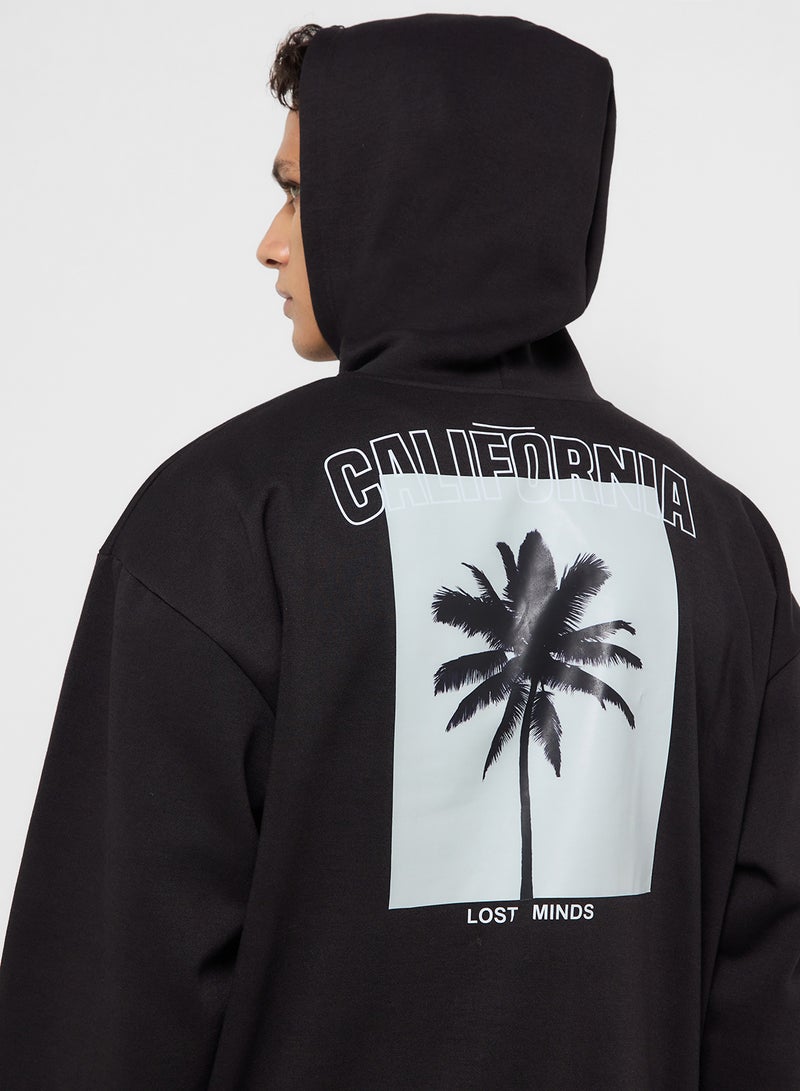 Seventy Five Oversized Basic Graphic Hoodie  - Image 3