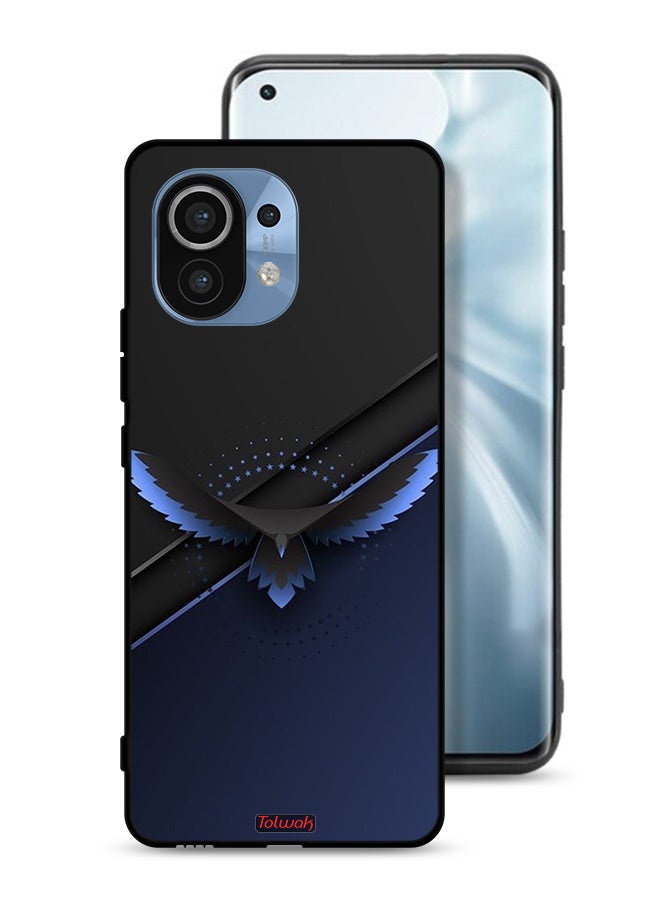 Tolwak Xiaomi Mi 11 Protective Case Cover Eagle Digital Abstract Art - Image 1