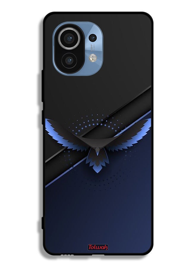 Tolwak Xiaomi Mi 11 Protective Case Cover Eagle Digital Abstract Art - Image 2