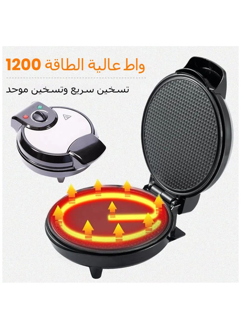 Household Egg Roll Pizza Sandwich Ice Cream Spring Pan Maker Machine.  - Image 3