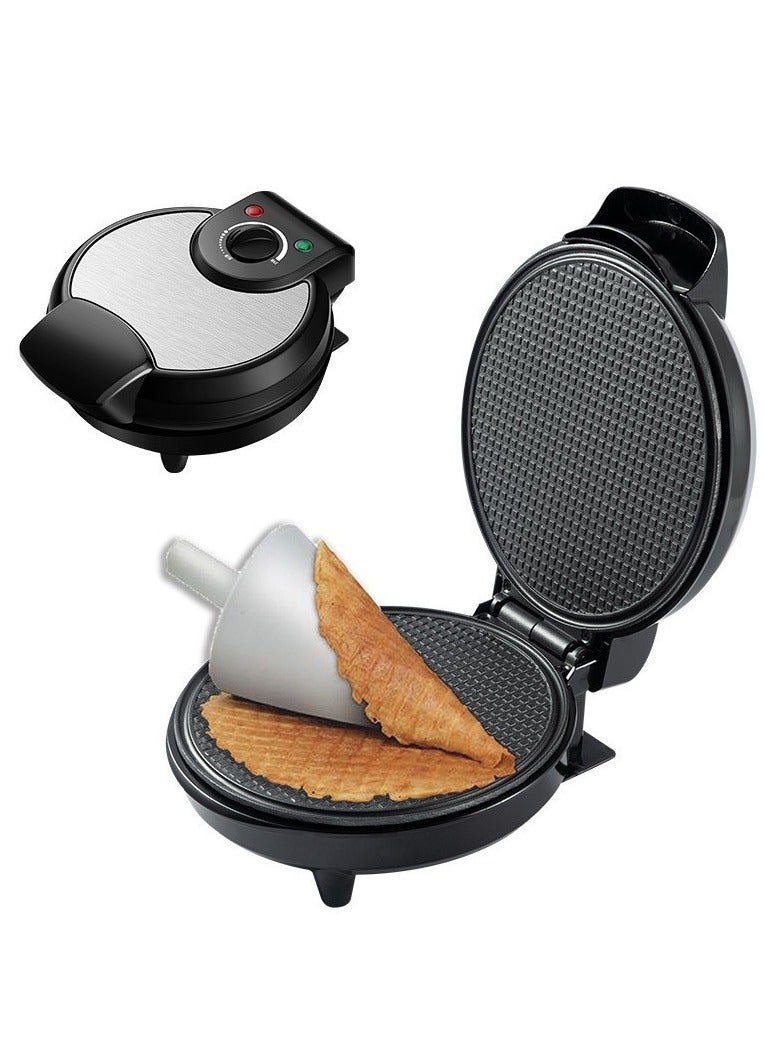 Household Egg Roll Pizza Sandwich Ice Cream Spring Pan Maker Machine.  - Image 1