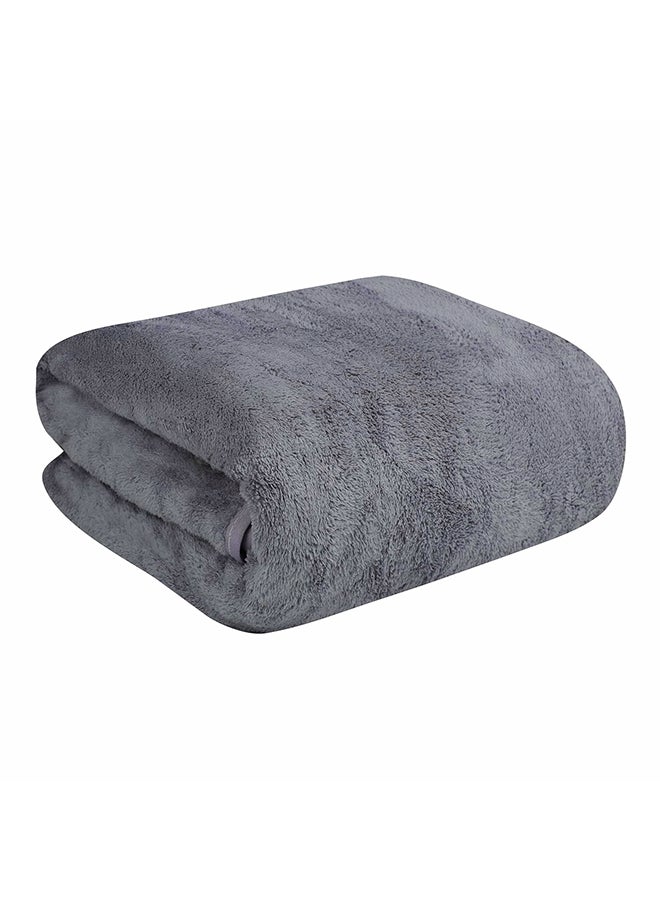 ENJOYhouse Microfiber Bath Towels Grey 70x140cm - Image 1