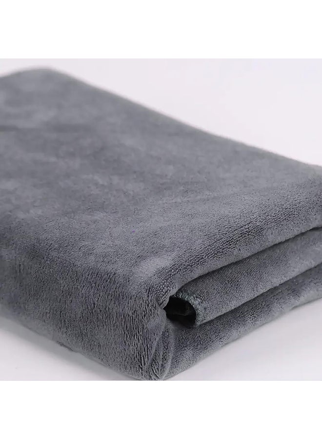ENJOYhouse Microfiber Bath Towels Grey 70x140cm - Image 4
