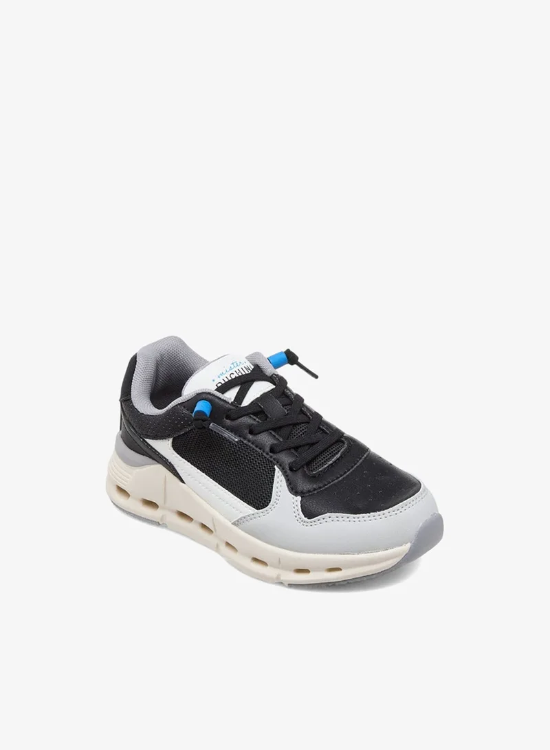 Mister Duchini Panelled Lace-Up Sneakers