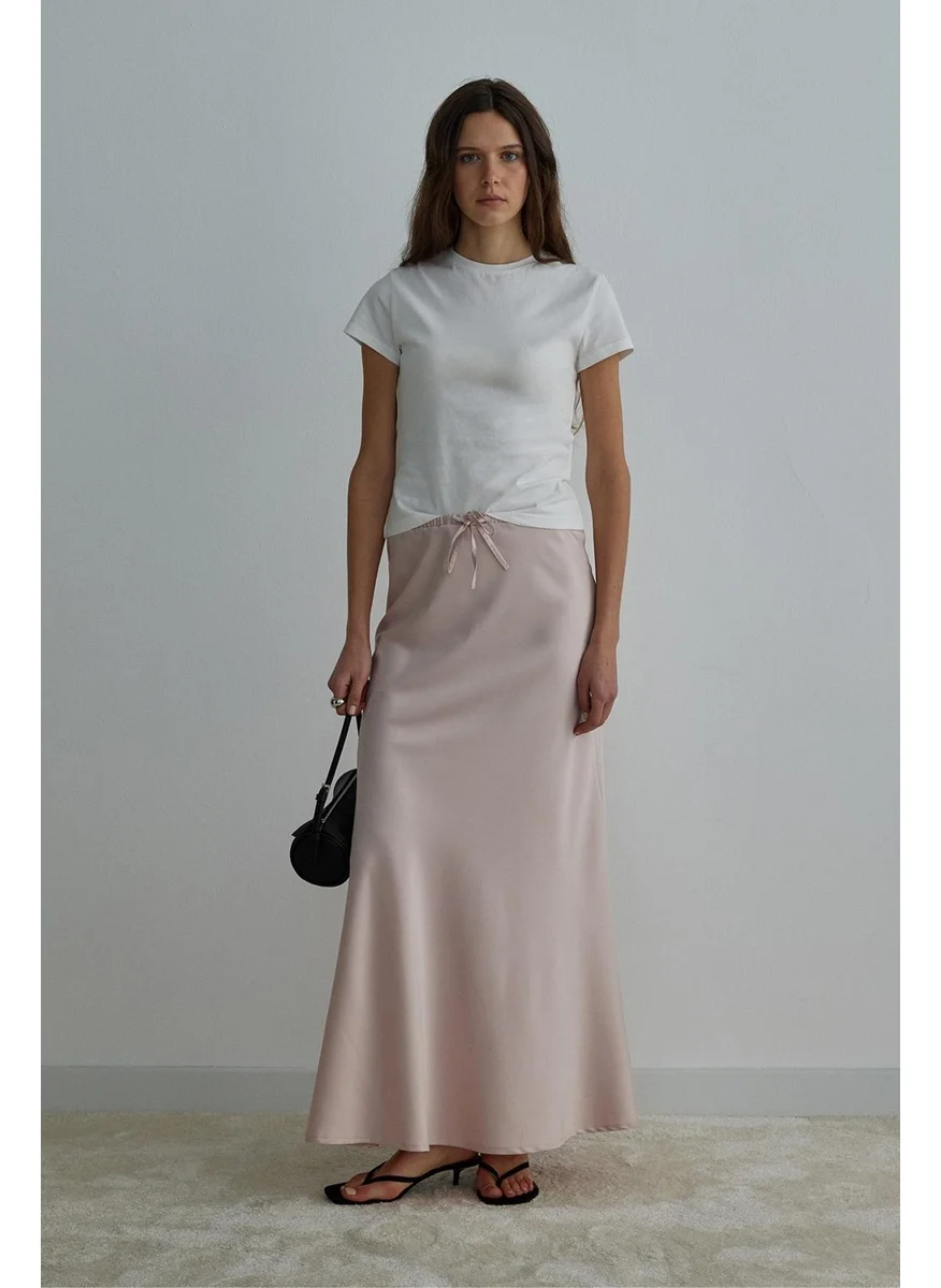 سود كوليكشن Ecru Comfy Basic T-Shirt