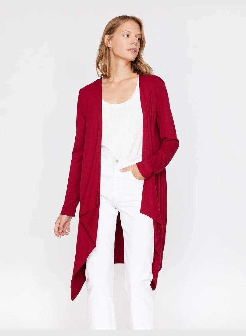 كوتون Long Sleeve Cardigan