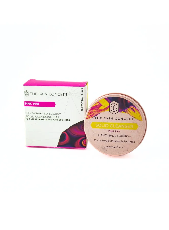 ذا سكين كونسيبت منظف ​​صلب بينك برو لفرش واسفنجات المكياج