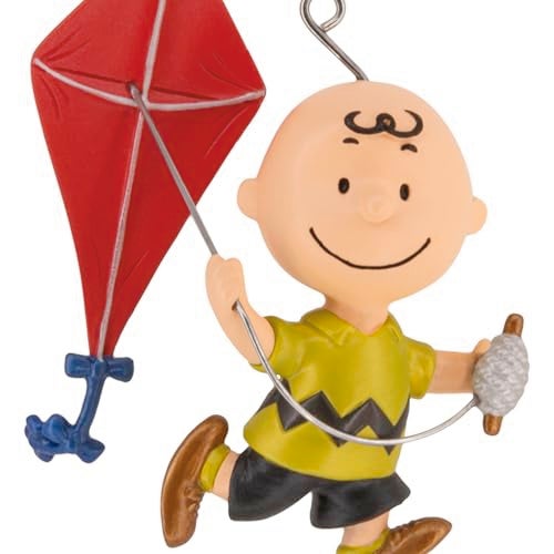 Hallmark Peanuts 75th Anniversary Charlie Brown with Kite Christmas Ornament, Gifts for Peanuts Fans - Image 5