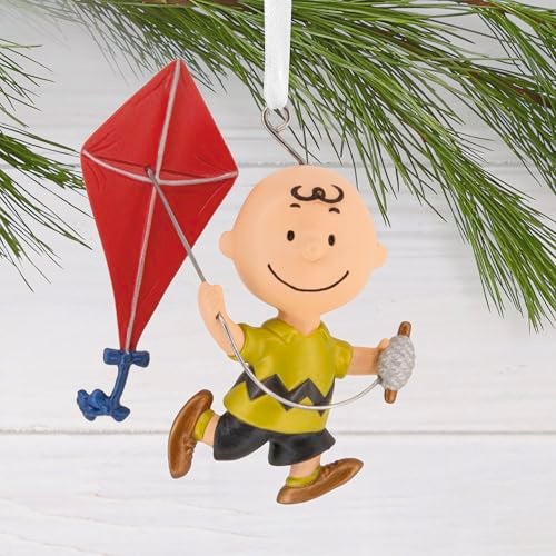 Hallmark Peanuts 75th Anniversary Charlie Brown with Kite Christmas Ornament, Gifts for Peanuts Fans - Image 3