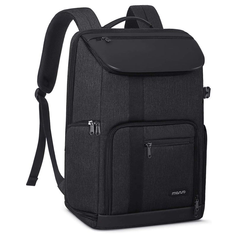 MOSISO Camera Backpack, DSLR/SLR/Mirrorless Large Men/Women Photography Camera Bag Case with 17.3 inch Laptop Compartment&Tripod Holder&Rain Cover Compatible with Canon/Nikon/Fuji/Laptop, Space Gray - Image 1
