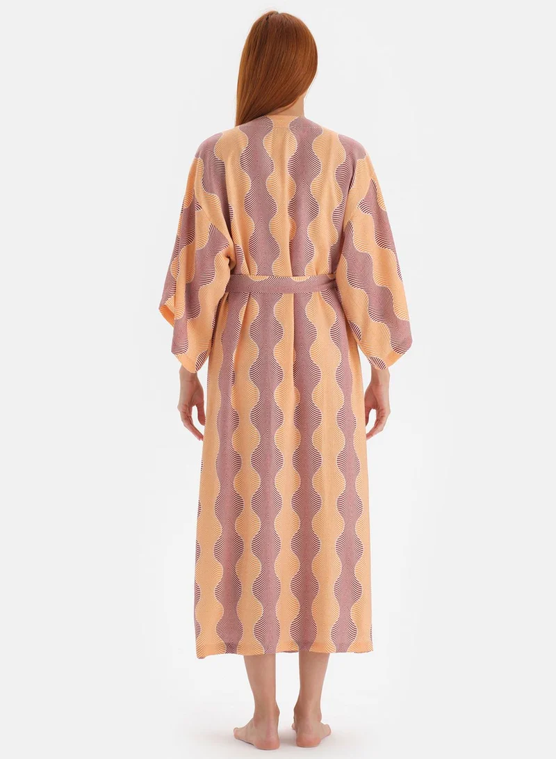 داجي روب مطبع باربطة خصر