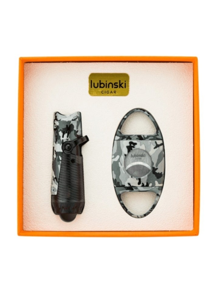 Lubinski New Torch Gas Lighter Gift Set  Lighter For Candles and Party Gift Box  - Image 1