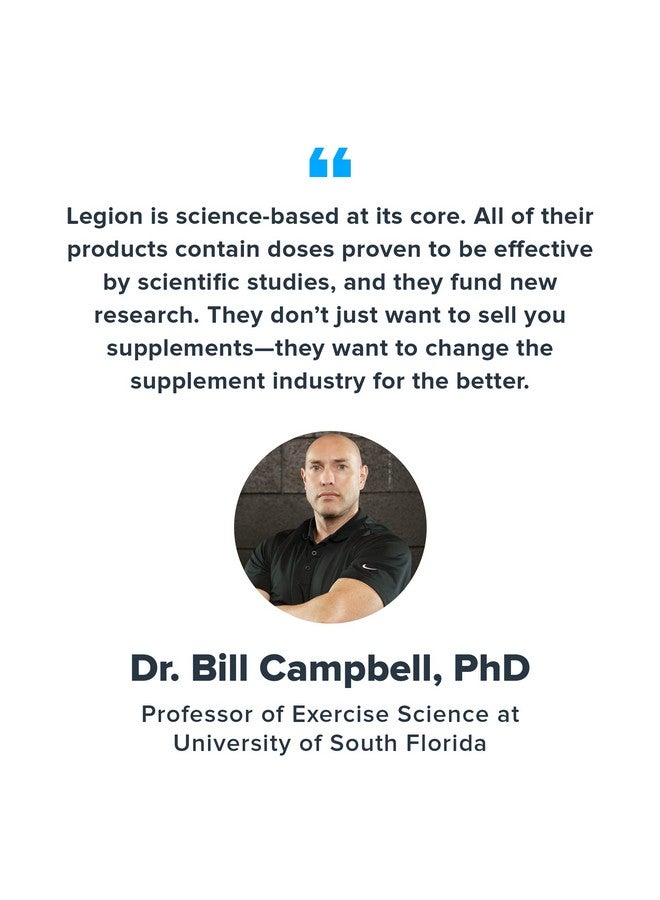 LEGION Vitality - Natural Wellness Supplement w/BlueBoreal, Rhodiola Rosea, Co-Q10 & L-Ergothioneine -30 SVG - Image 4