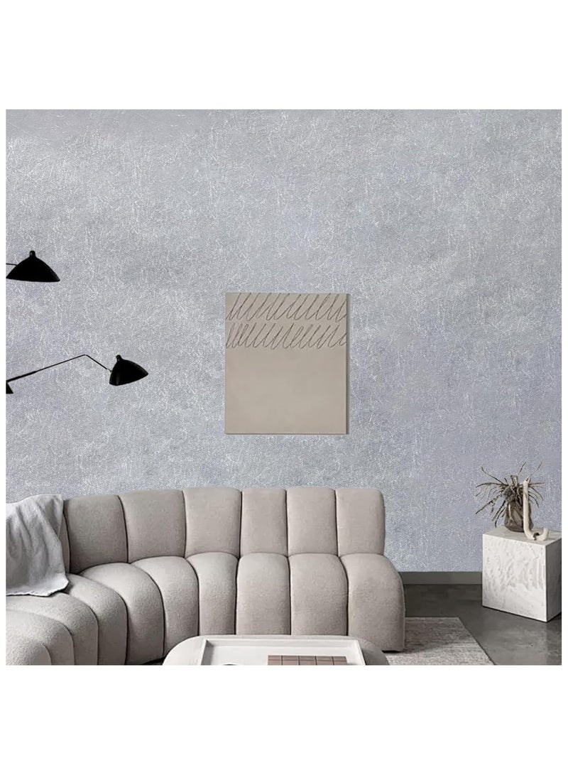 آنا ورق حائط ذاتي اللصق بسماكة كبيرة بلون رمادي داكن، مقاس 40 سم × 5 م - Image 4