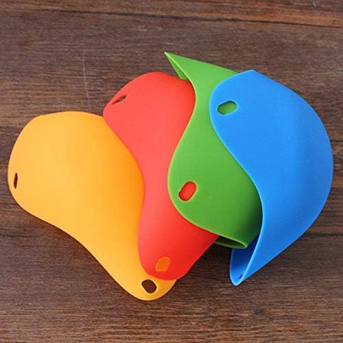 Radionics Silicone Egg Poachers Cups Eggs Boiler Poaching Poach Cup Pods Mould Cookware Kitchen Tool Pancake Baking Cups (Pack of 4) - Image 3