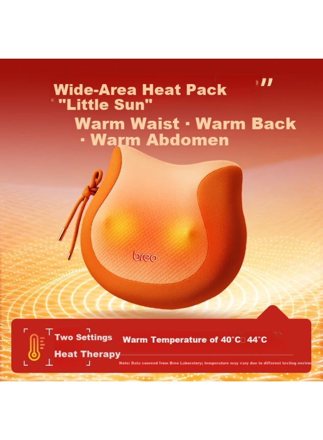 Breo Waist Massager Shoulder Neck Back Portable Heating Massage Cushion Sun Yingsha Edition Gift For Elders And Girlfriend Birthday - Image 4