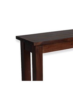SIGNATURE KRAFT SIGNATURE KRAFT Solid Sheesham Wood Bench for Living Room 2 Seater Bench for Balcony and Outdoor Bench Wooden Dining Bench for Home in Mohogany Finish  - Image 4
