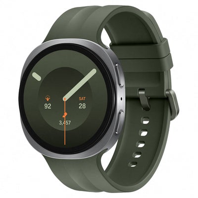 Samsung Galaxy Watch 9, 44mm GPS Smartwatch, (), Slimness, Comfort fit, Signature Cushion Design, Personalized Sleep Experience, Health Coaching, 445 mAh Battery, Raise to Talk silver
