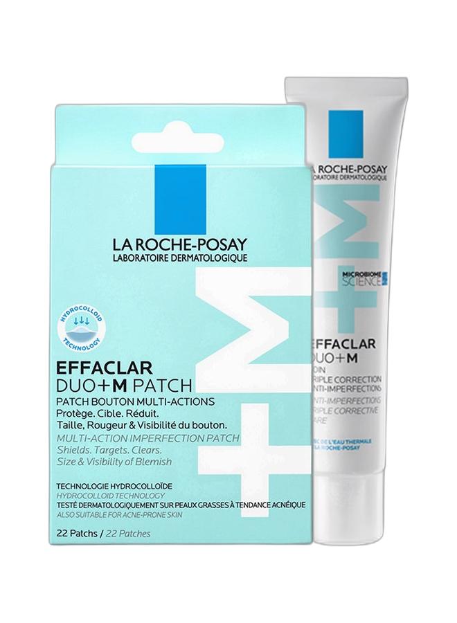 LA ROCHE-POSAY حزمة روتين إيفاكلار ديو + م. 22 لاصقة حب الشباب + علاج بقع ديو + م - Image 2