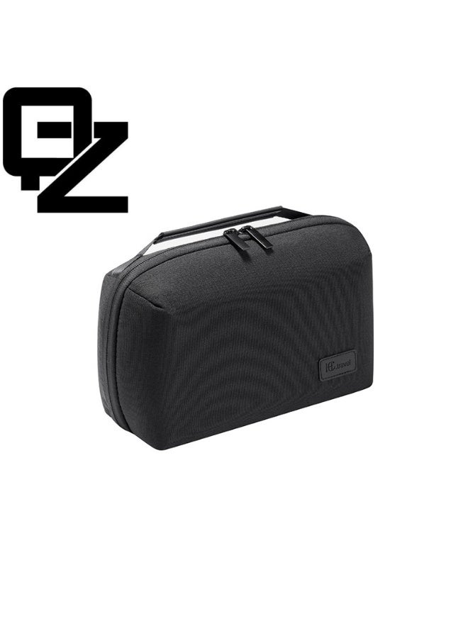 كيو زد حقيبة معدات إلكترونية، صندوق ملحقات التكنولوجيا، منظم معدات إلكترونية للسفر، حقيبة منظمة مقاومة للماء والصدمات ومقاومة للتآكل، مناسبة للشواحن وكابلات الشحن ومحركات الأقراص المحمولة وسماعات الرأس وغيرها من العناصر. - Image 1