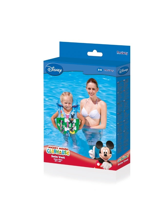 Bestway Disney Mickey Mouse Clubhouse Swim Vest (51 × 46 cm) - Image 2