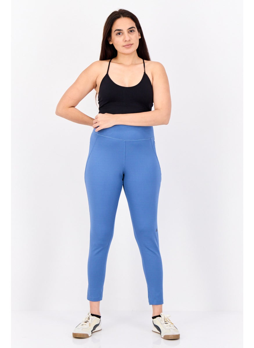 Adidas Women Sportswear Fit Training Leggings, Slate Blue  - Image 4