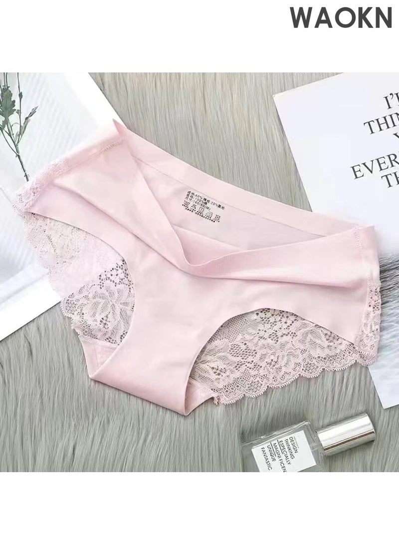 WAOKN 6-Piece Cotton Bikini Breathable Panties Low Waist Fashionable Ladies Panties Trunks Breathable and Comfortable Fashion Anti-Chafing Stretch Cotton, Stretch Cotton Moisture-Wicking Athletic Underwear - Image 4