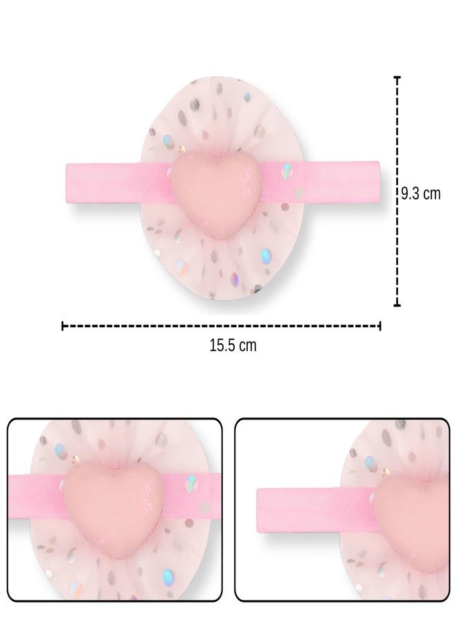 ANNACREATIONS ANNA CREATIONS 3 Pcs Baby Headbands for Baby Girl Soft Stretchy Hair Bands with Flower and Bow Design, Comfortable and Cute Hair Accessories for Newborn, Infant and Toddler Babies - Image 3