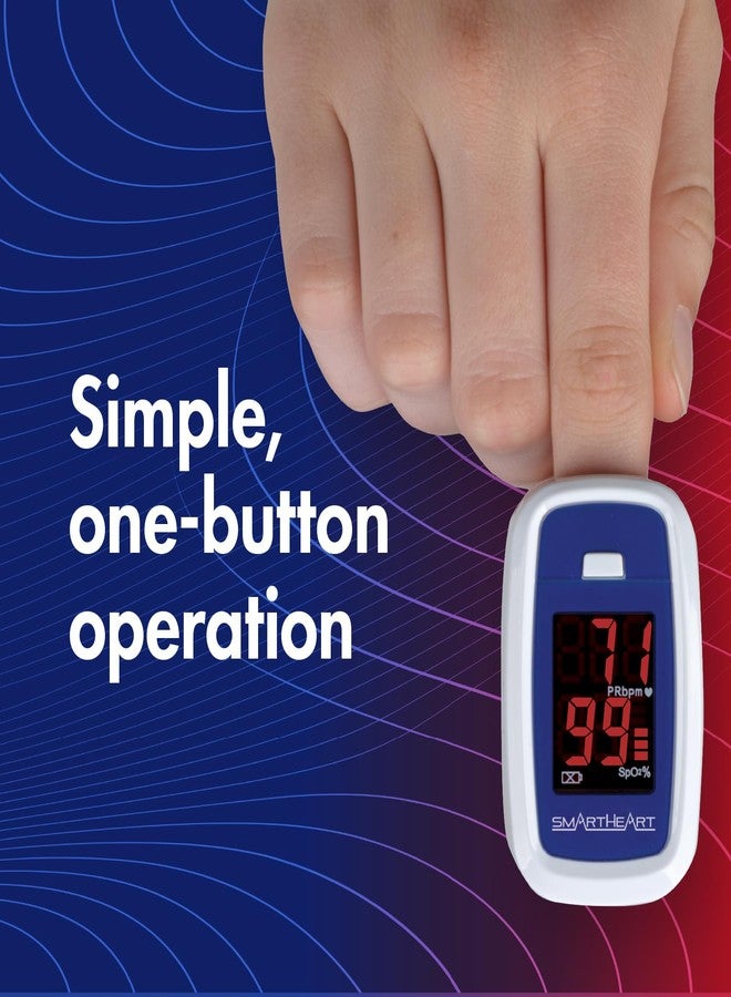 SmartHeart Fingertip Pulse Oximeter 1 Each 11-50K - Image 2