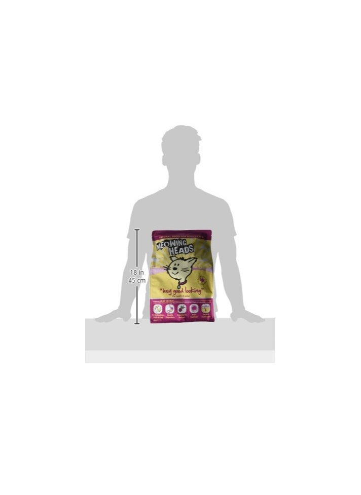 MEOWING HEADS - Complete Dry Cat Food 4kg - Paw Lickin' Chicken - Vet Approved - Image 1