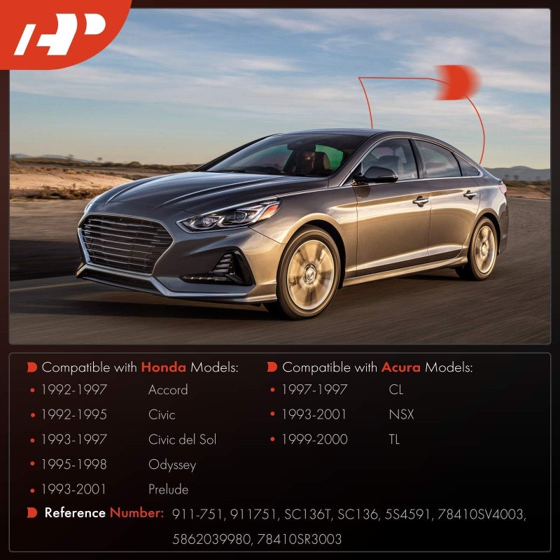 A-Premium Transmission Output Speed Sensor with Drive Link Compatible with Honda Accord 1992-1997, Civic 1992-1995, Odyssey 1995-1998 & Acura NSX 1993-2005, TL 1993-2005, CL 1997 - Image 2