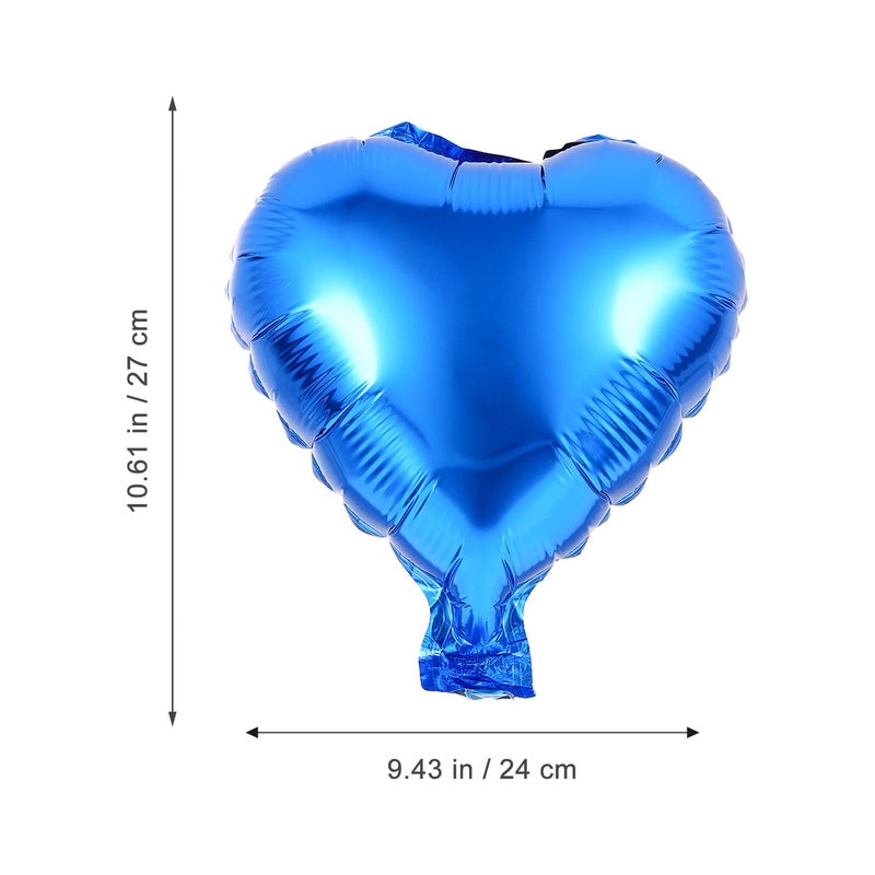 20 Pcs 10 Inch Heart Shaped Foil Balloons For Wedding Valentine Party Decor - Image 3