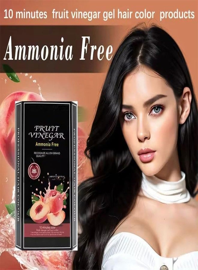Skyrich Fruit Vinegar Hair Dye Black Color for Both Men Women Ammonia Free Color Dye fruit vinegar Dye 200 Ml - Image 5