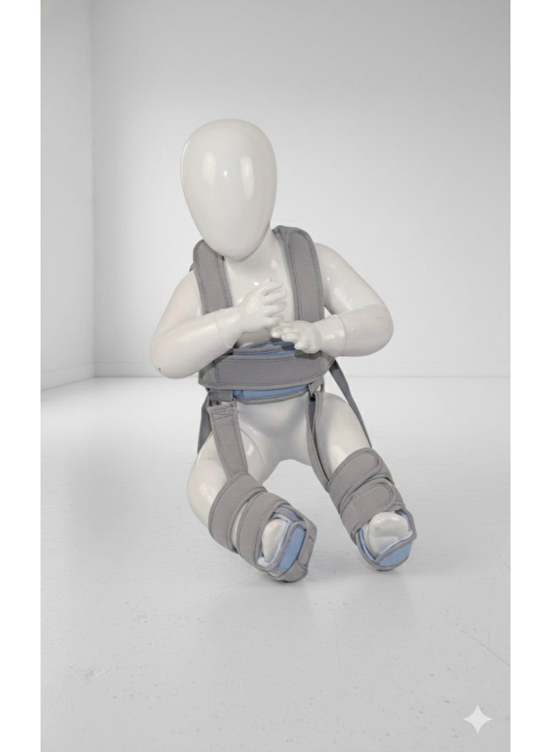 Pavlik harness for treating hip dysplasia (CHD) - padded and latex-free